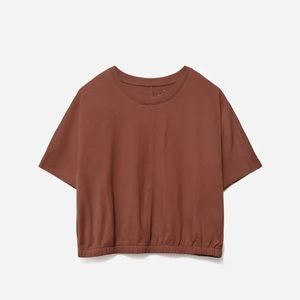 Everlane Bubble Tee - Cinched-Waist T-Shirt